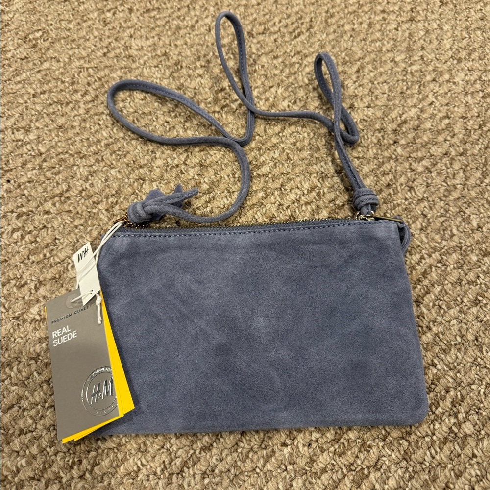 H&M Premium Suede Crossbody Bag